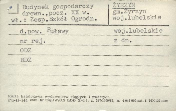 budynek gospodarczy, skan 1