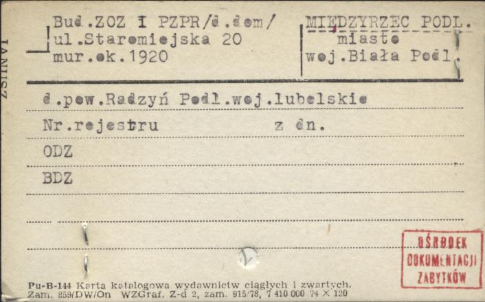bud. zakład opieki zdrowotnej i PZPR (d. dom), skan 1