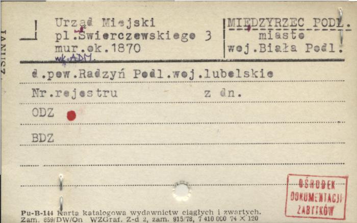Urząd Miejski, skan 1