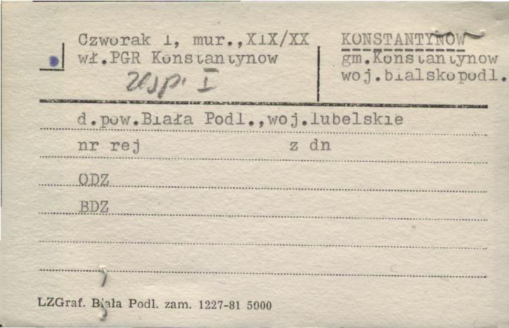 czworak I, skan 1