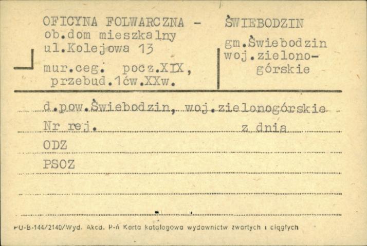 oficyna folwarczna ob. dom mieszkalny, skan 1