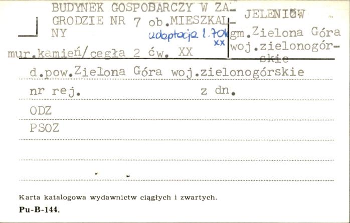 budynek gospodarczy, ob. mieszkalny, skan 1