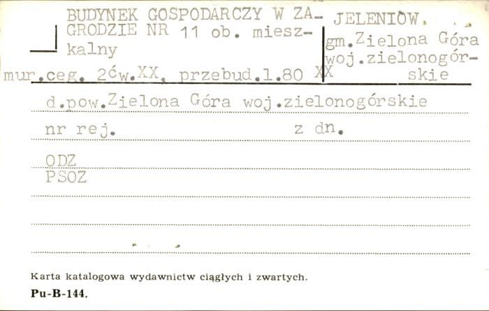 budynek gospodarczy, ob. mieszkalny, skan 1