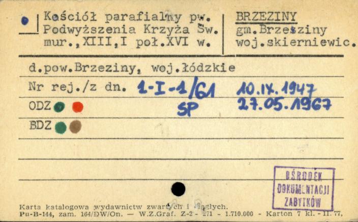 kościół par. pw. Podwyższenia Krzyża Św., skan 1
