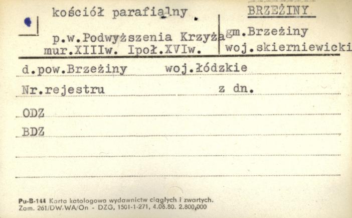 kościół par. pw. Podwyższenia Krzyża Św., skan 2