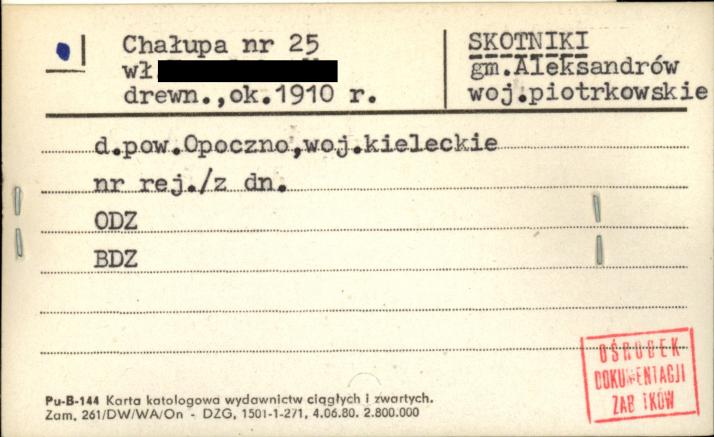 chałupa, skan 1