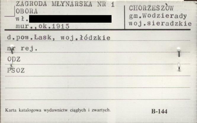 zagroda młynarska, obora, skan 1