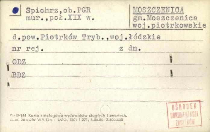spichlerz ob. PGR, skan 1