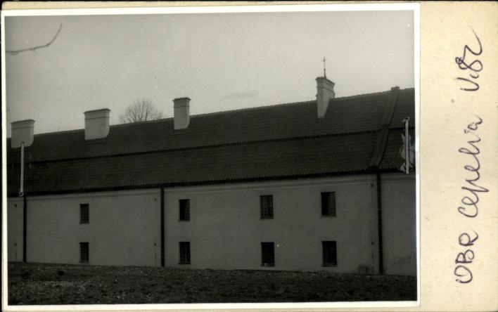 budynek między basztą pn.-zach. i wieżą Krakow., skan 2