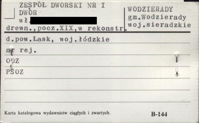 zespół dworski, dwór, skan 1