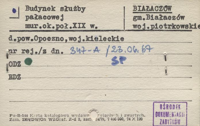 budynek służby pałacowej, skan 1