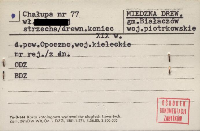 chałupa, skan 1