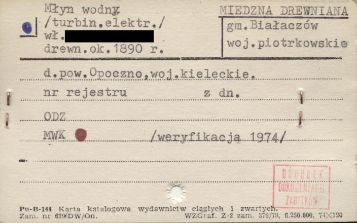 młyn wodny, skan 1