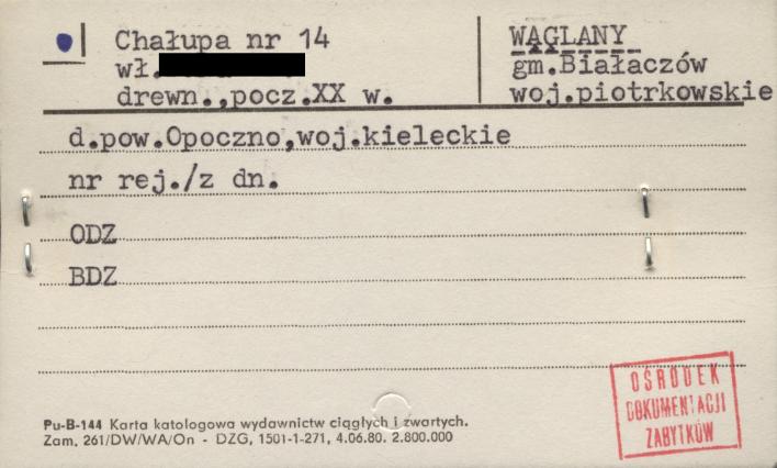chałupa, skan 1