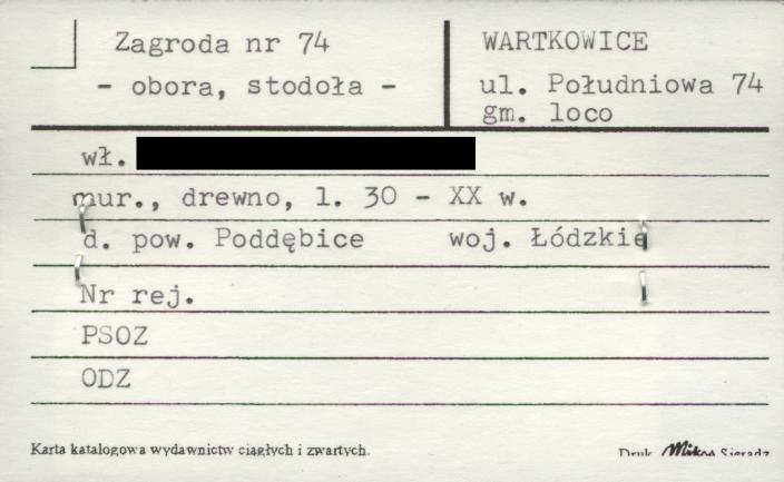 zagroda - obora, stodoła, skan 1