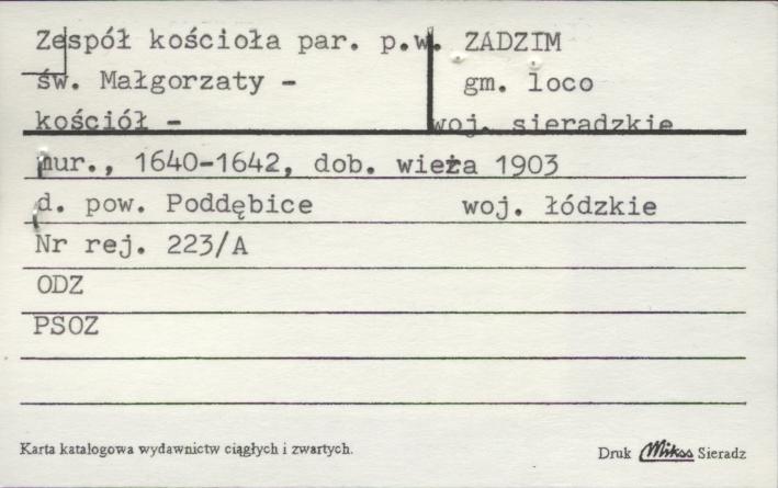 zespół kościoła par. pw. św. Małgorzaty - kościół, skan 1