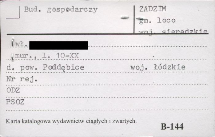 budynek gospodarczy, skan 1