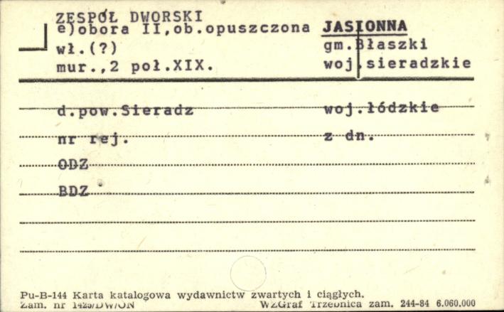 obora II - zespół dworski, skan 1