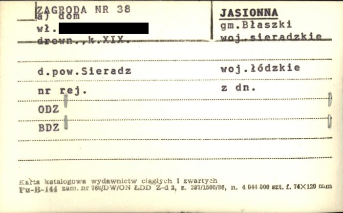 dom - zagroda, skan 1
