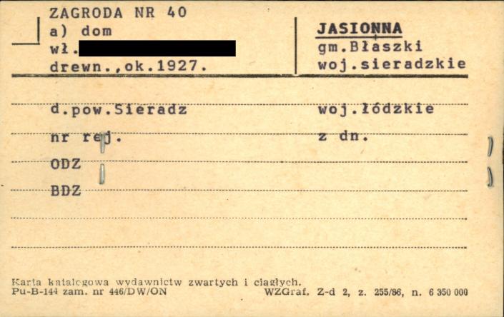 dom - zagroda, skan 1