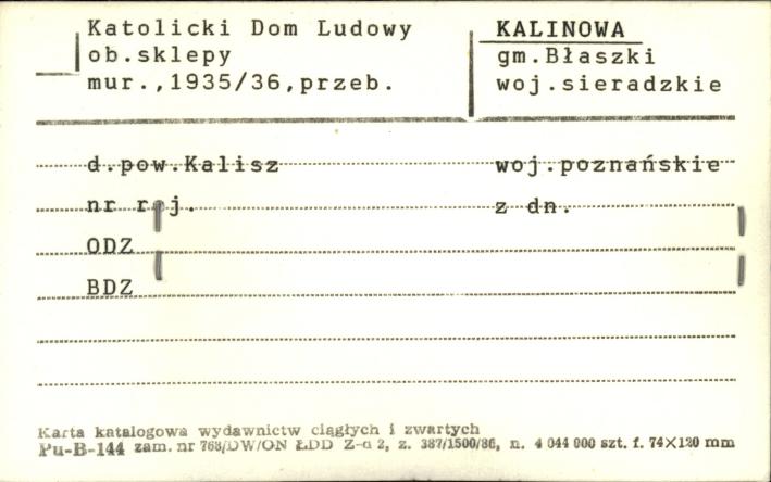 Katolicki Dom Ludowy, ob. sklepy, skan 1