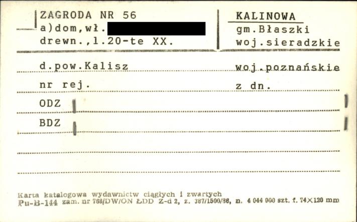 dom - zagroda, skan 1