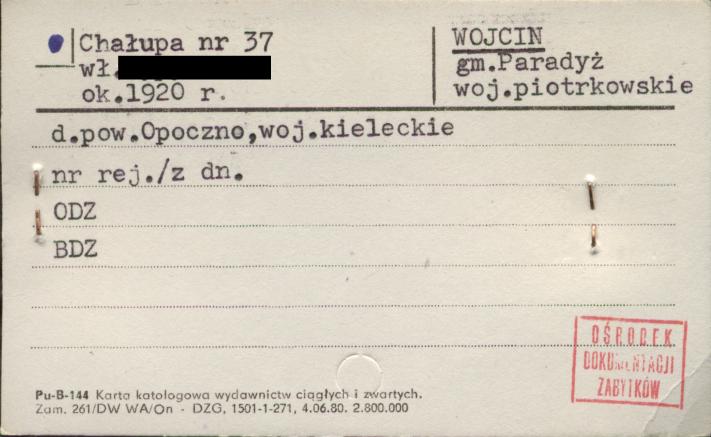chałupa, skan 1