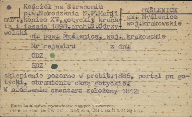 kościół pw. Narodzenia NMP, skan 1