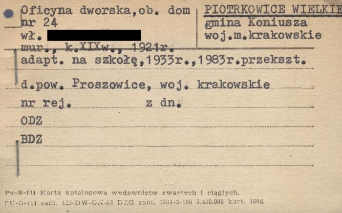 oficyna dworska, skan 1