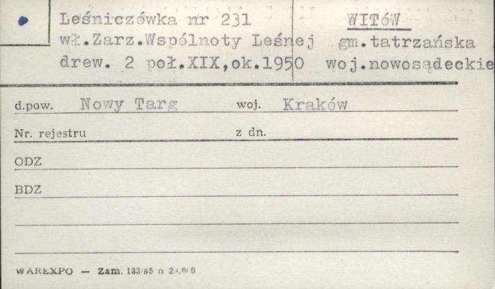 leśniczówka, skan 1