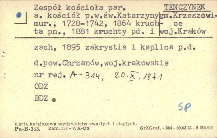 zespół kościoła par. - kościół pw. św. Katarzyny, skan 1