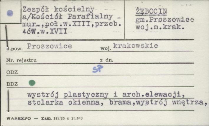 zespół kościelny - kościół parafialny, skan 1