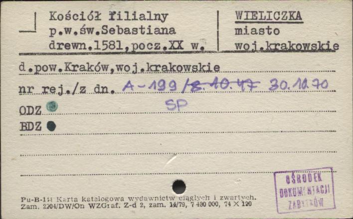 kościół fil. pw. św. Sebastiana, skan 3