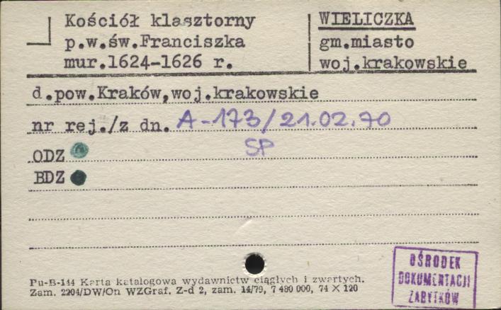 kościół reformatów pw. św. Franciszka, skan 3