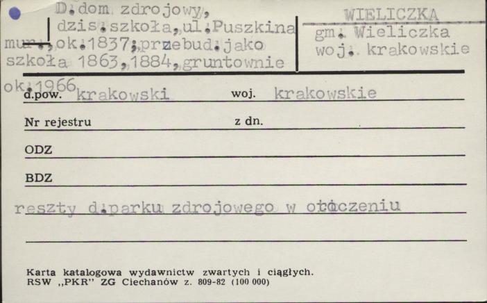 dom zdrojowy, ob. szkoła, skan 1