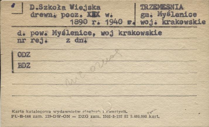 szkoła wiejska, skan 1