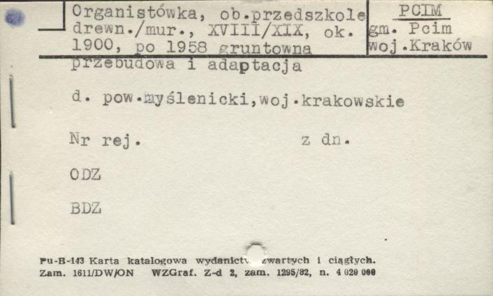 organistówka, ob. przedszkole, skan 1