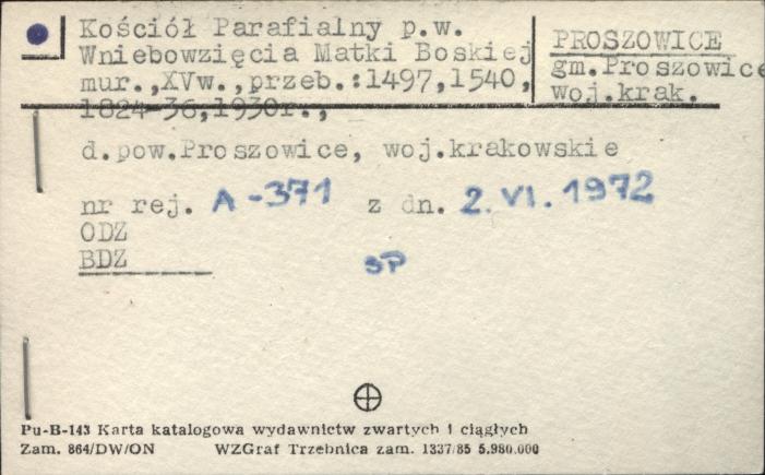 kościół parafialny pw. Wniebowzięcia Matki Boskiej, skan 1