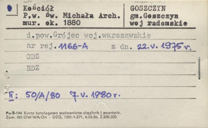 kościół pw. św. Michała Archanioła, skan 1