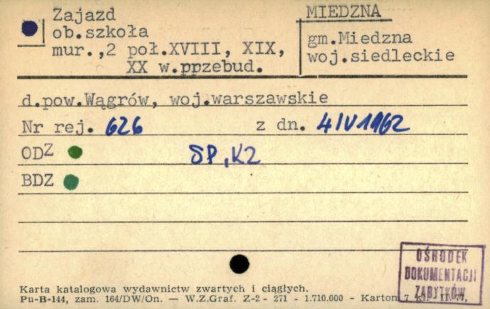 zajazd, ob. szkoła, skan 1