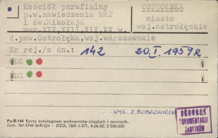 kościół parafialny pw. Nawiedzenia NMP i św. Mikołaja, skan 1