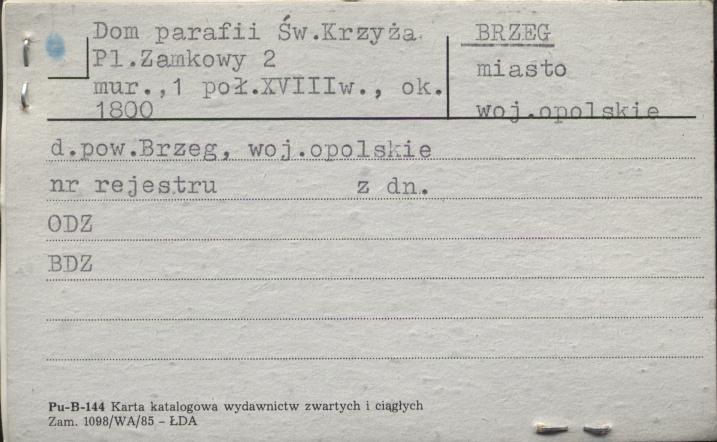 dom parafii św. Krzyża, skan 1