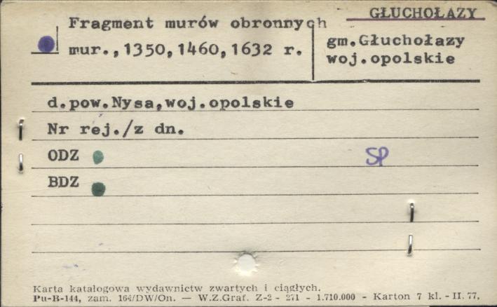 fragment murów obronnych, skan 1