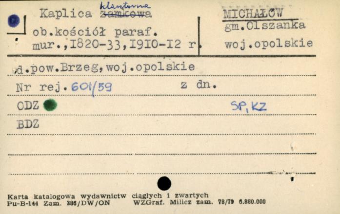 kaplica klasztorna, ob. kościół par., skan 3