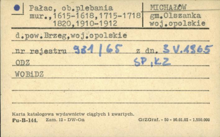 pałac, ob. plebania, skan 1