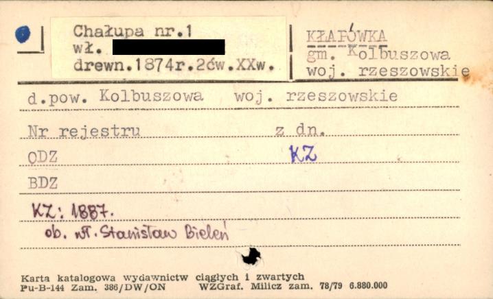 chałupa, skan 1