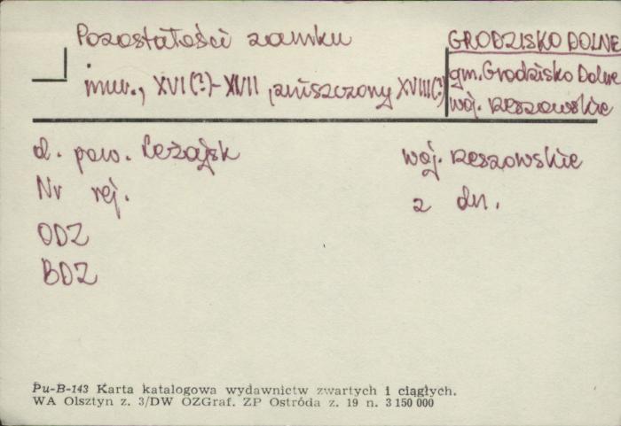pozostałości zamku, skan 1