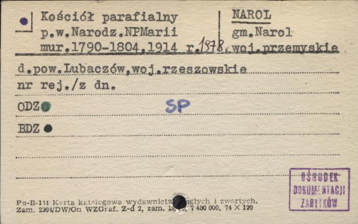 kościół parafialny pw. Narodz. NP Marii, skan 1