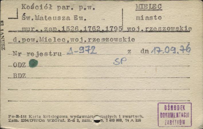 kościół par. pw. św. Mateusza Ew., skan 1