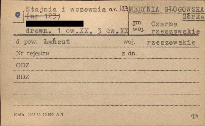 stajnia i wozownia, skan 1
